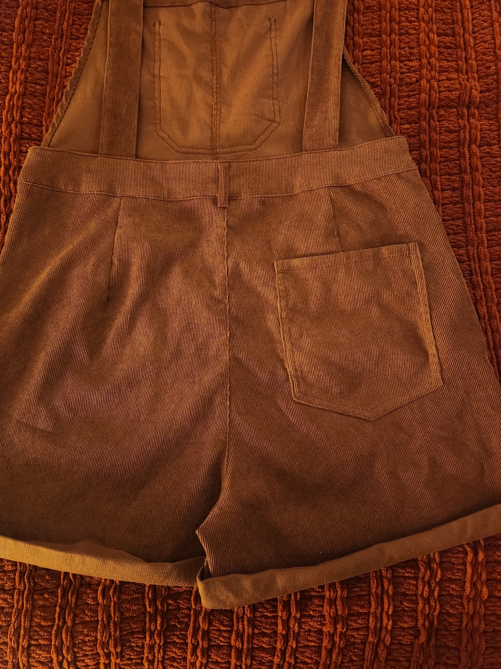 Cider Corduroy Short Overalls - Picture 7 of 8